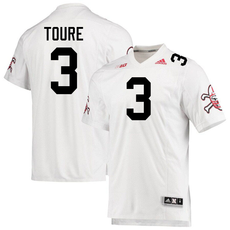 Samori Toure Nebraska Jersey,Nebraska Cornhuskers Football Uniforms,Jersey-Blackshirt Away